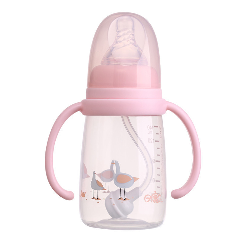 日康标准口径有柄自动奶瓶(140ML.PP) RK-3125