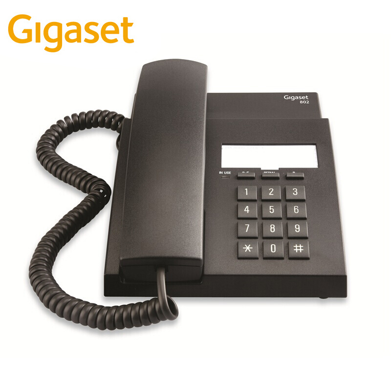 集怡嘉(Gigaset)原西门子品牌桌墙两用可壁挂 802黑色