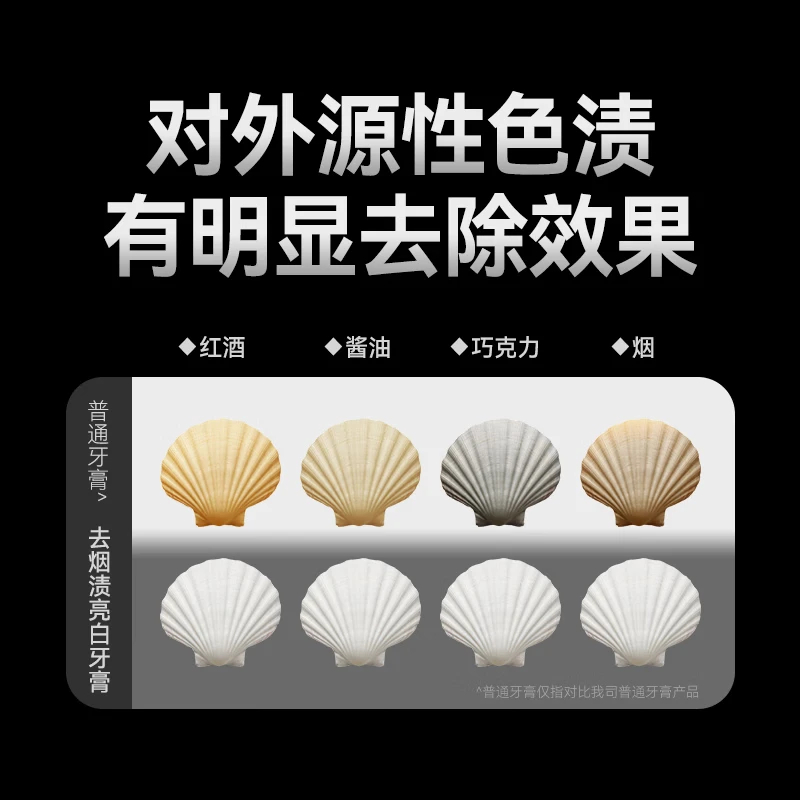 牙博士铂金版去烟渍亮白牙膏含氟防蛀健齿除烟味清新口气还原牙齿洁白 100g*1支高清大图