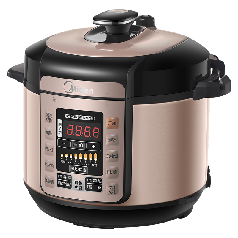 美的 MY-YL50M3-752 电压力锅5L 双胆高清大图
