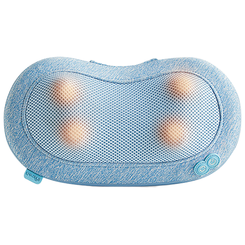 小熊(Bear) 肩颈按摩仪 按摩靠垫全身用 送男女友父亲母亲节礼物 【4头指压按摩】AMQ-D24B1