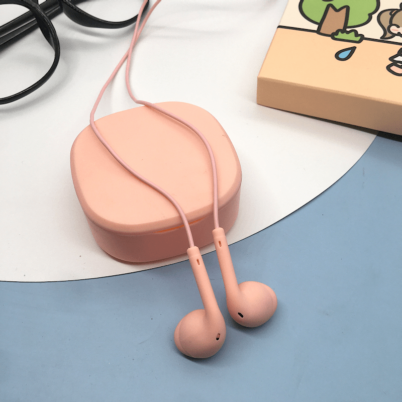 优束高颜值圆孔通用耳机oppo小米vivo苹果有线入耳式耳塞高音质耳机