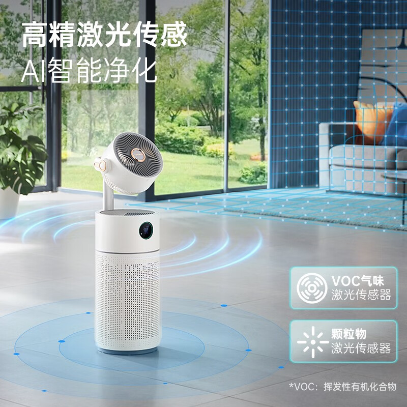 摩飞电器(MORPHY RICHARDS) 净化风扇MR3900 白色高清大图