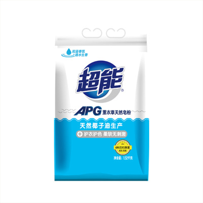 超能APG薰衣草天然皂粉1.52kg