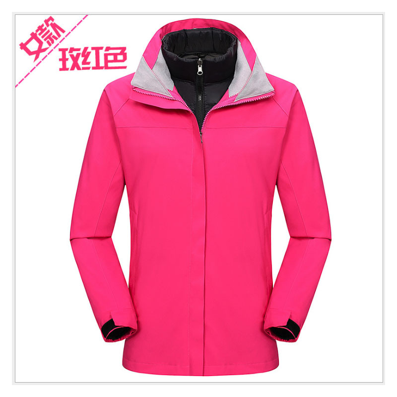 秋冬季男女户外三合一两件套登山羽绒内胆冲锋衣 HQ （S-4XL）