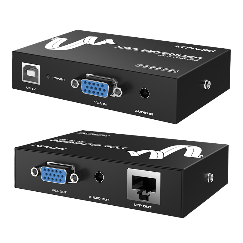 迈拓维矩MT-200T 网线转vga延长器200米网口rj45网络延伸传输信号放大器