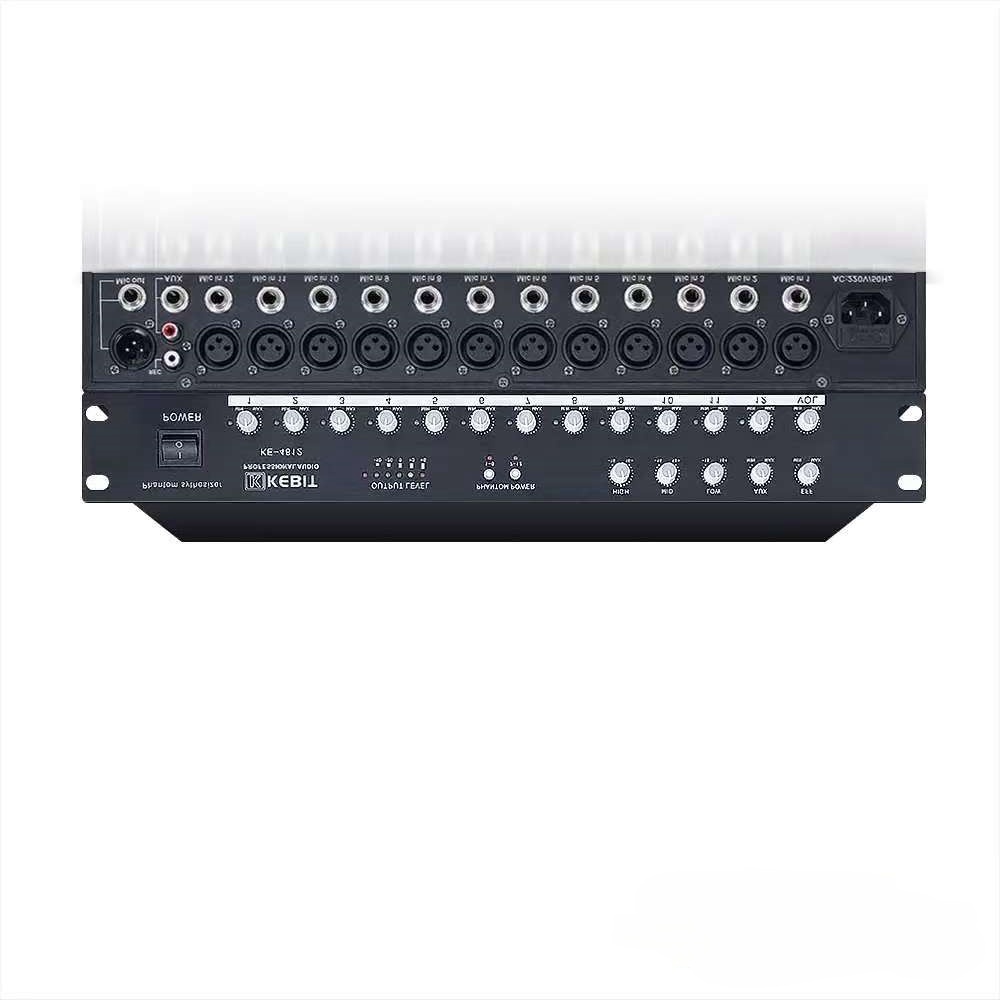 KEBIT有线话筒集成器KE-4808高清大图