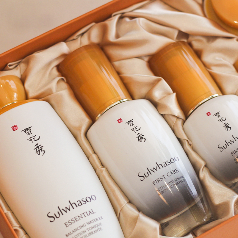 sulwhasoo雪花秀护肤套装礼盒滋阴润燥水乳精华7件套祛黄提亮补水保湿