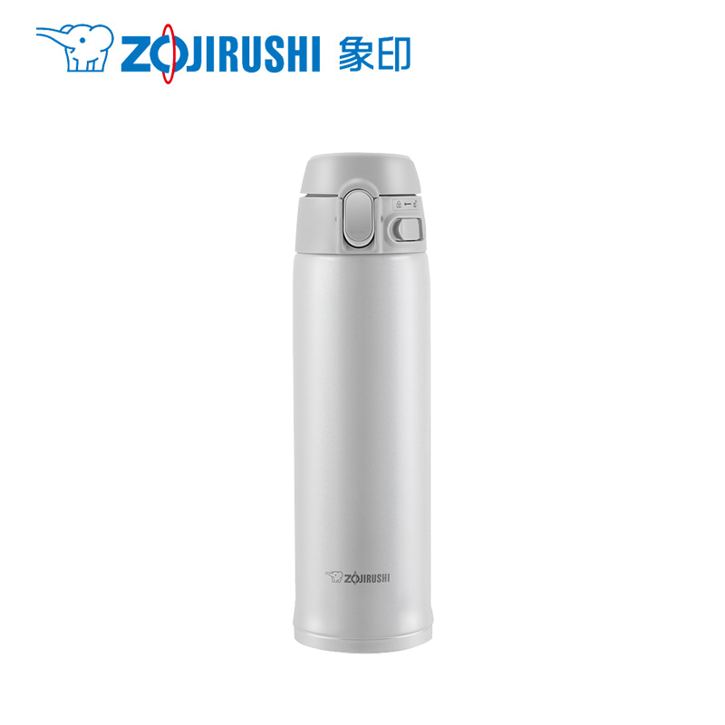 象印(ZOJIRUSHI)婴孕童保温杯SM-TA48少女心便携水杯304不锈钢茶杯车载保温用品 新款480ml 白色
