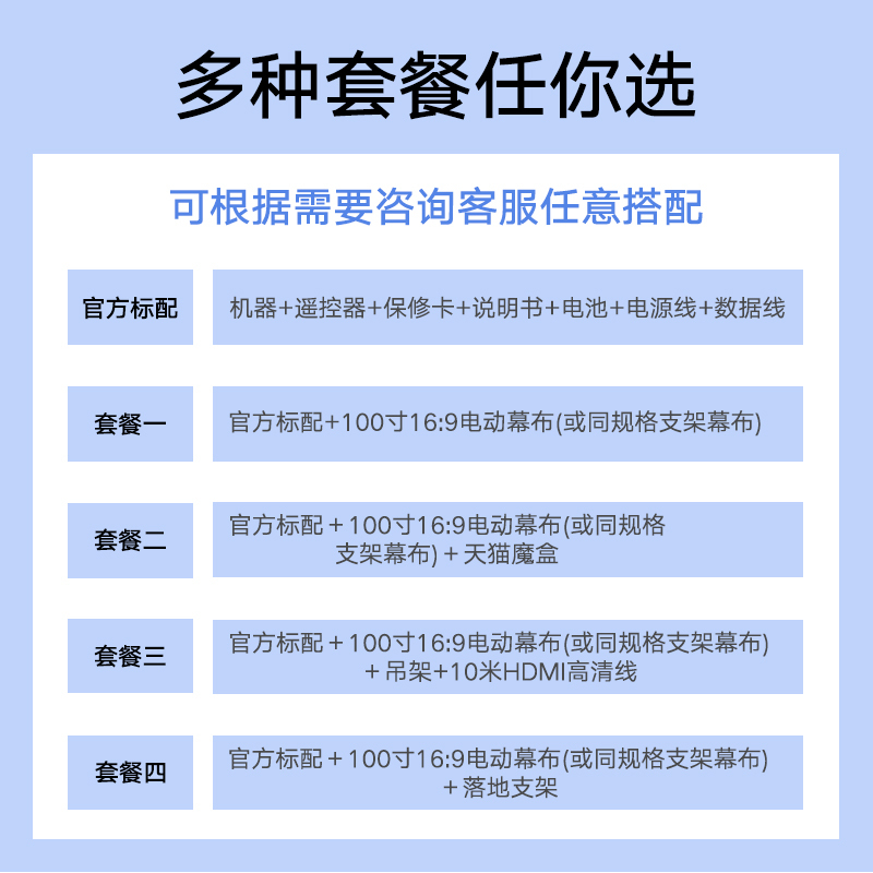 Panasonic松下PT-WZ4301投影仪高亮4300流明1920x1200分辨率无线投屏手机家庭影院家用套餐四