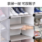 家时光简易鞋柜经济型防尘大学生宿舍鞋架子多层家用门口储物柜收纳神器魔片鞋柜