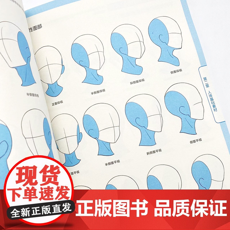 [单人篇]动态集 二次元动漫人体素材 动漫人体结构动态临摹练习册漫画人物绘画形体构造临摹画册漫画手绘本描摹本高清大图