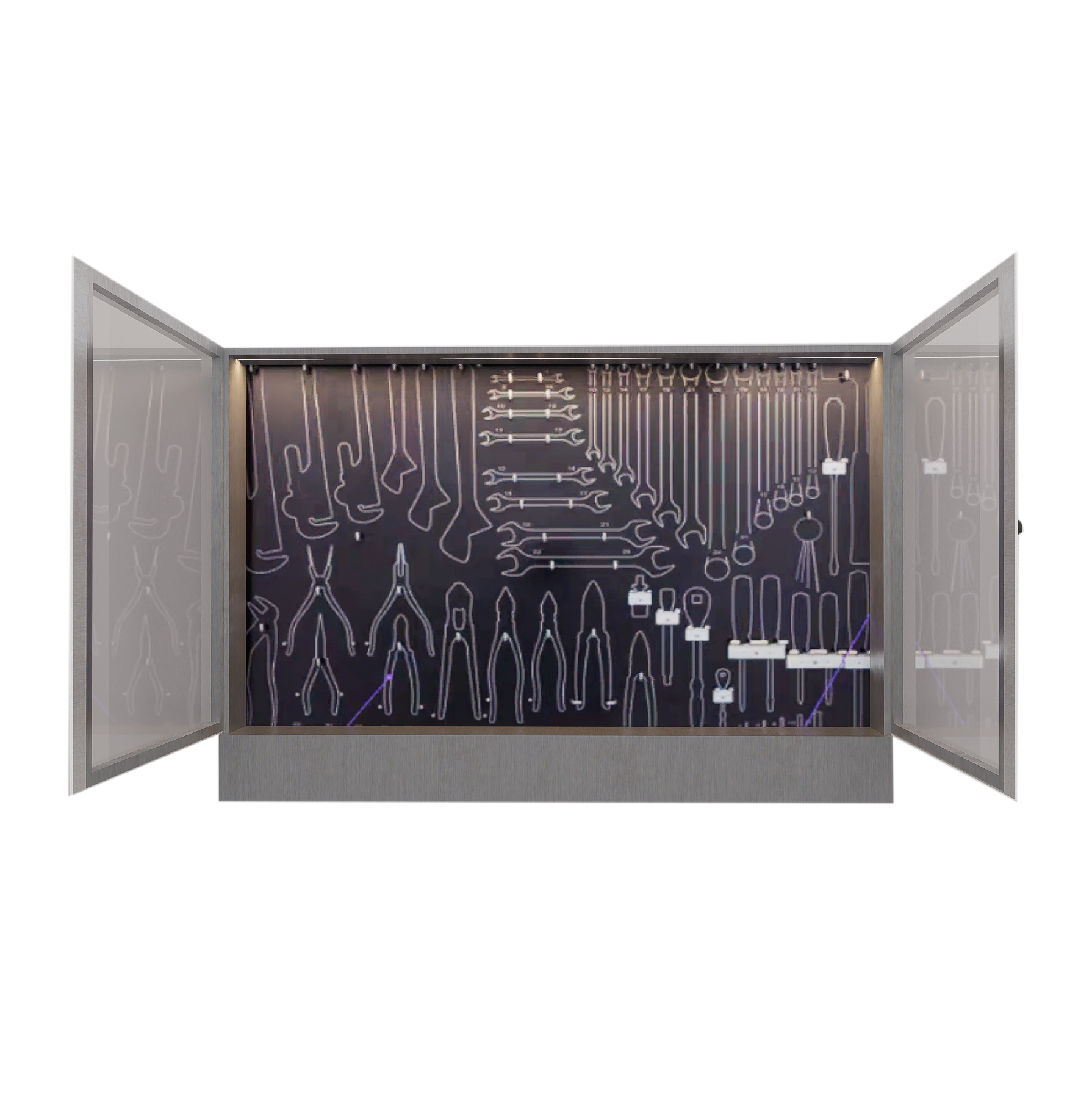 博隆机车 壁挂式工具柜 BLJA-1000*600*150mm 个高清大图