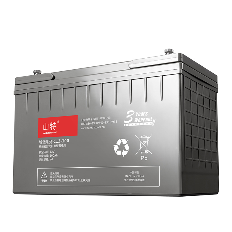 山特(SANTAK) 山特UPS电池铅酸蓄电池免维护12V100AH C12-100AH