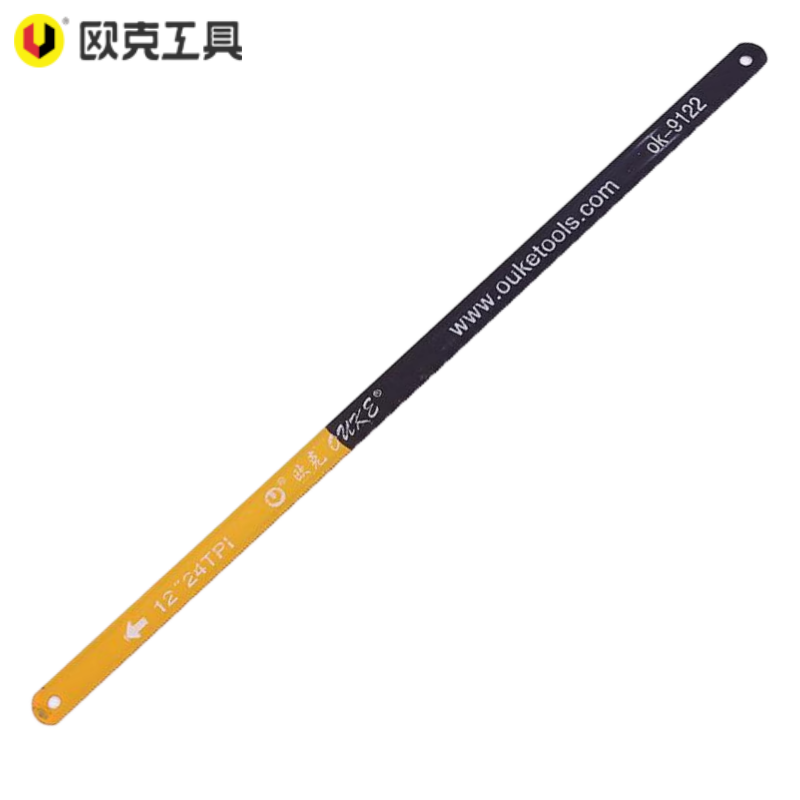 欧克 锯弓替换锯条钢锯架用300mm 柔性24牙OK-9122/根 柔性24牙OK-9122