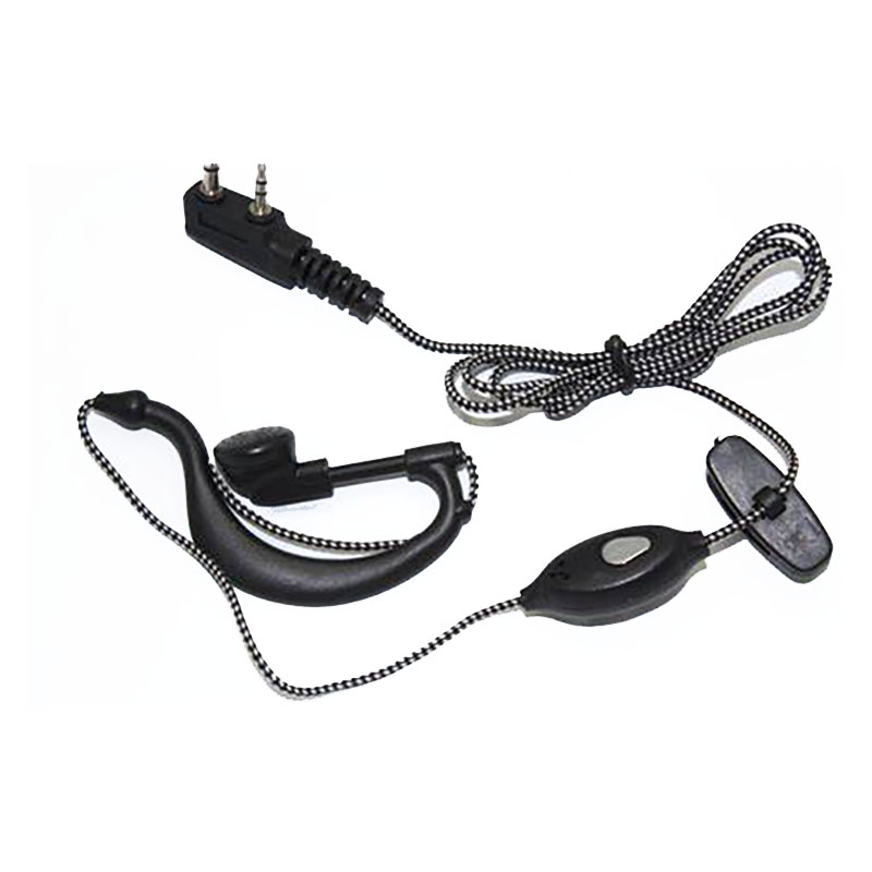 耐通科技 对讲机耳机 kw 黑色