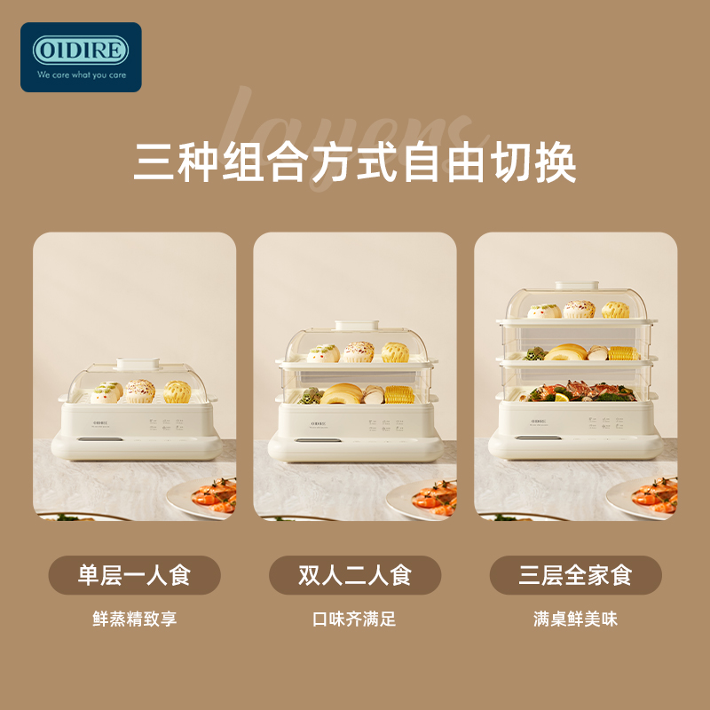 德国OIDIRE ODI-DZ01多功能电蒸锅高清大图