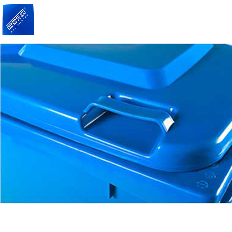 安居先森 60L 03系款 分类垃圾桶翻盖款 蓝色高清大图