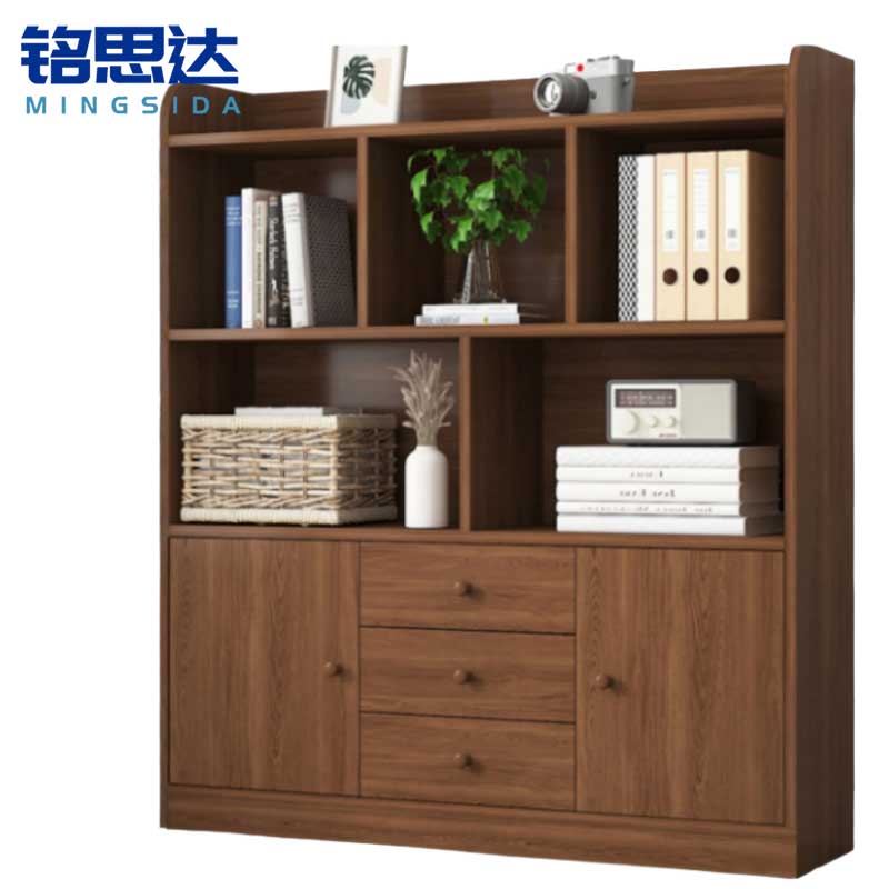 铭思达书柜三层1米台高清大图