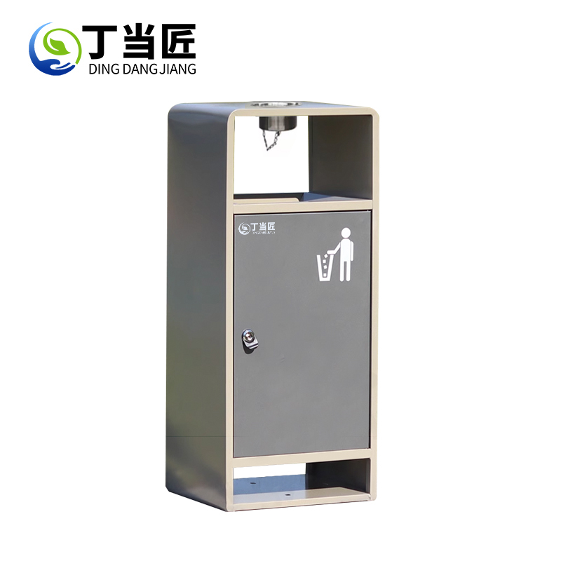 丁当匠金属果皮箱垃圾箱垃圾桶环卫果皮箱垃圾桶A336高清大图