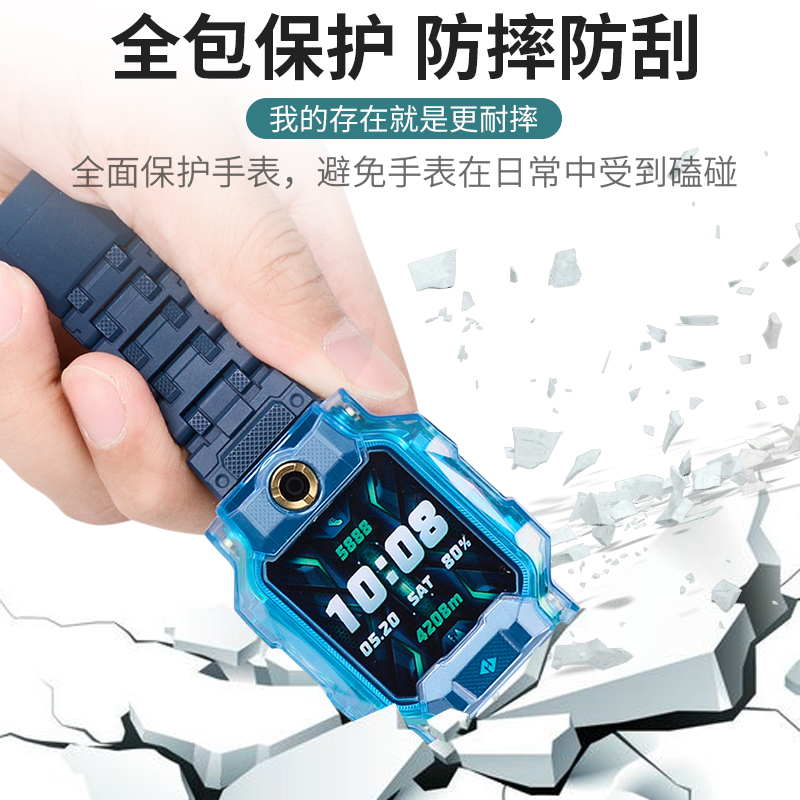适用小天才电话手表Z8/Z8A保护壳Z8少年版儿童钢化膜通用透明软壳专用保护套9270高清大图