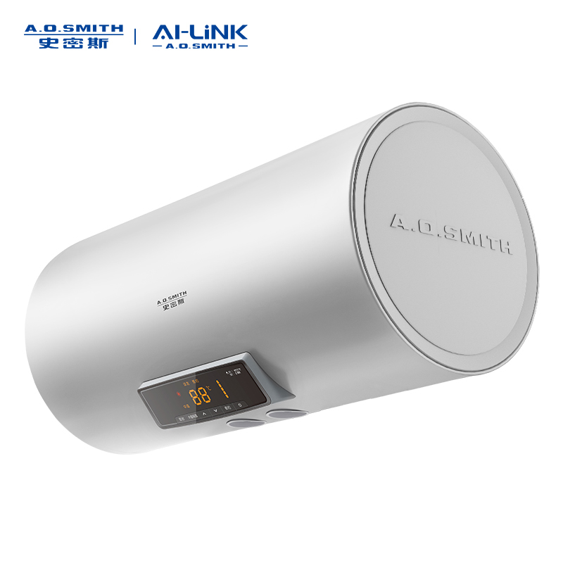 AO史密斯80升电热水器 无地线可安装 专利安全隔电 金圭内胆 速热节能 一键中温保温SCE-80DX2 预约洗浴高清大图