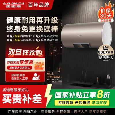 A.O.史密斯储水式电热水器CEWH-80ED3
