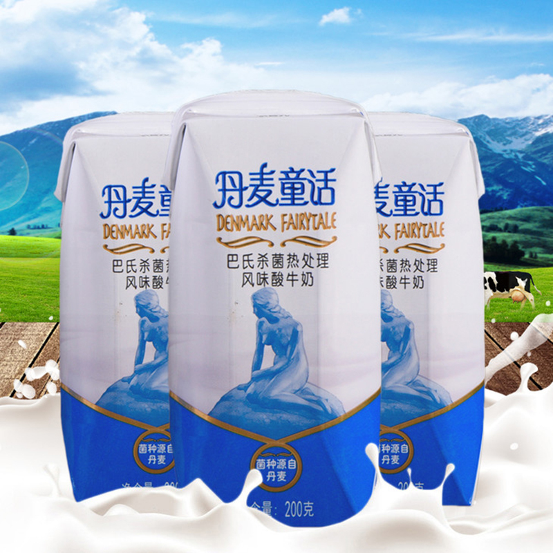 新希望(雪兰)利乐钻丹麦童话风味酸乳200克*12盒