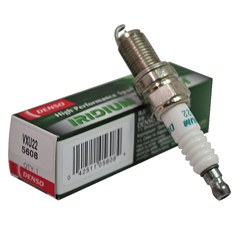电装(DENSO)铱金火花塞VXU22适配新凯越/新赛欧/赛欧3/新奥拓/五菱荣光/朗逸/宝来/迈腾明锐/奥迪(4支装)