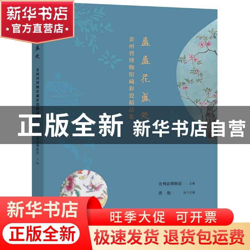 正版 盈盈花盛处——贵州省博物馆藏彩瓷精品集 贵州省博物馆 主