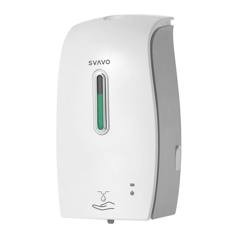 瑞沃(SVAVO)自动感应皂液器免打孔泡沫洗手液盒壁挂洗手液机酒店卫生间皂液盒 PL-151045 灰色【滴液/600m