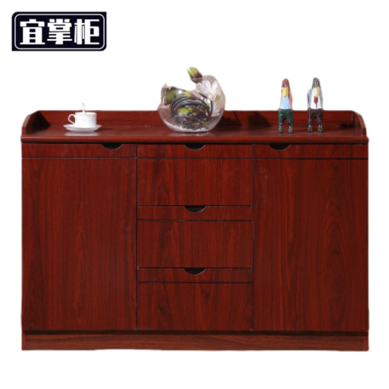 宜掌柜 木质茶水柜 两门三抽 个