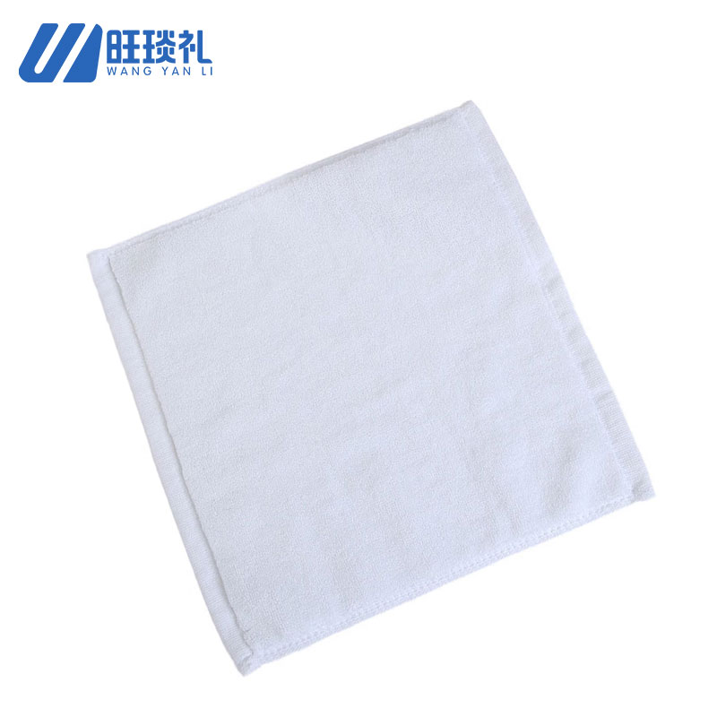 旺琰礼 白色方形毛巾 34*34cm条高清大图