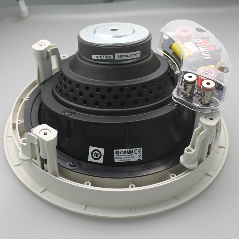 Yamaha/雅马哈 NS-IW280C 吸顶喇叭家用天花吊顶音响功放套装背景音乐嵌入式同轴定阻音箱高清大图