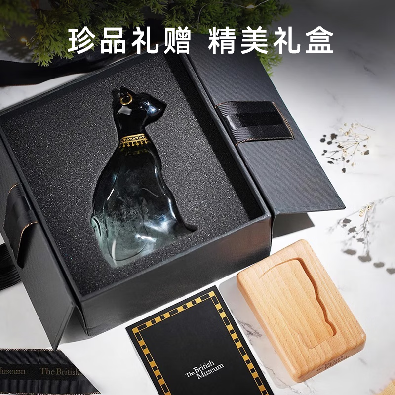 大英博物馆 盖亚安德森猫 系列埃及风暴瓶摆件高清大图