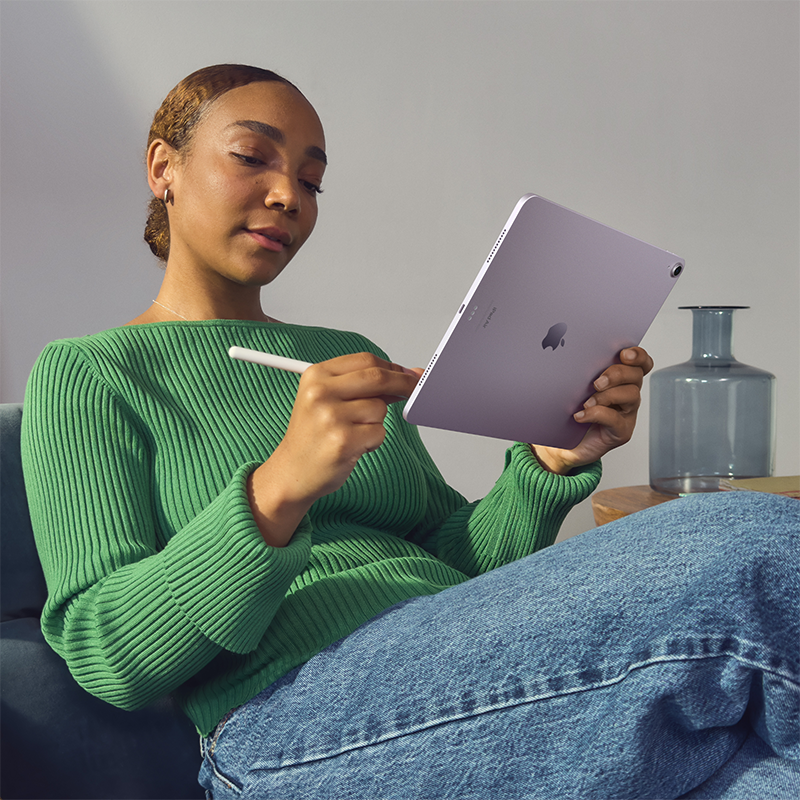 2024款 Apple iPad Air 13英寸 M2芯片 平板电脑 512G 紫色