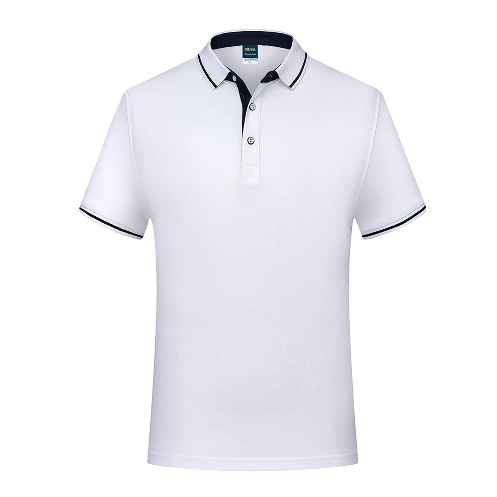 质短袖polo衫男翻领宽松休闲情侣t恤潮流韩版半袖体恤t恤男xl白色参数