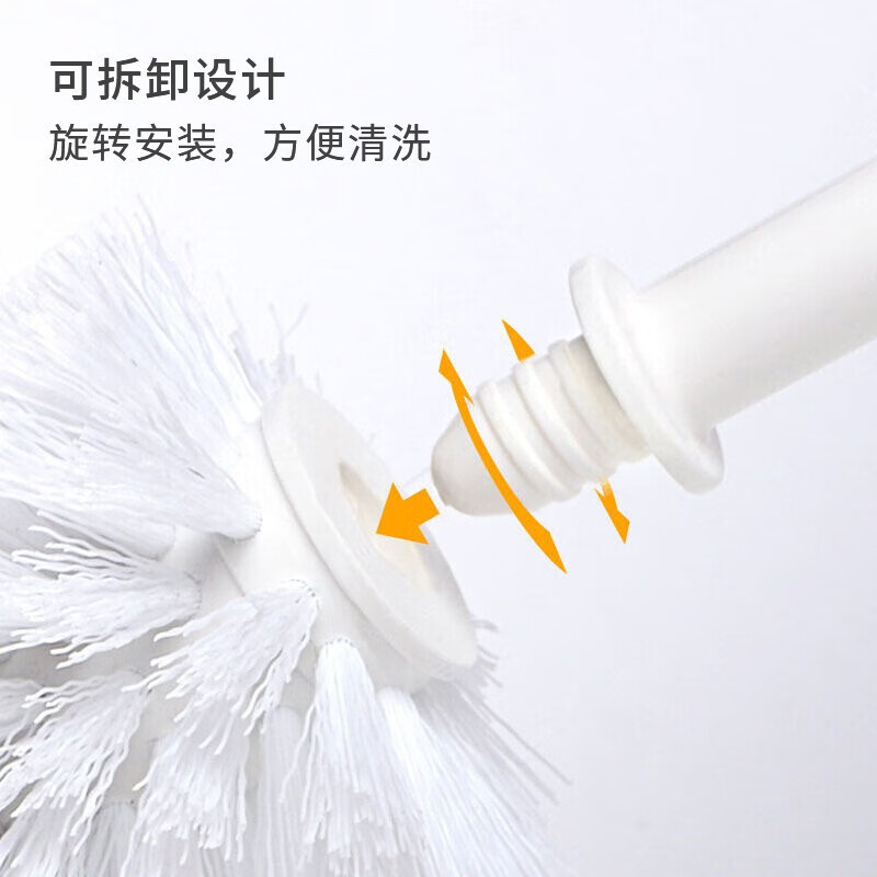 茶花 马桶刷子 清洁刷洗厕所刷子 洁厕刷套装 蓝色 1只装 4304高清大图