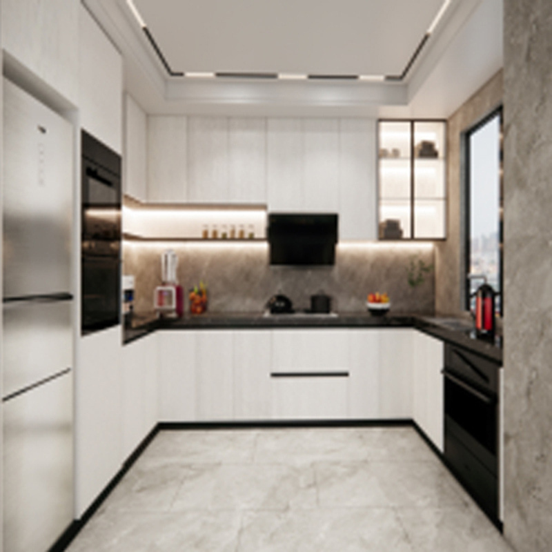 *柜类*橱柜*四海系列-黑色年轮高清大图