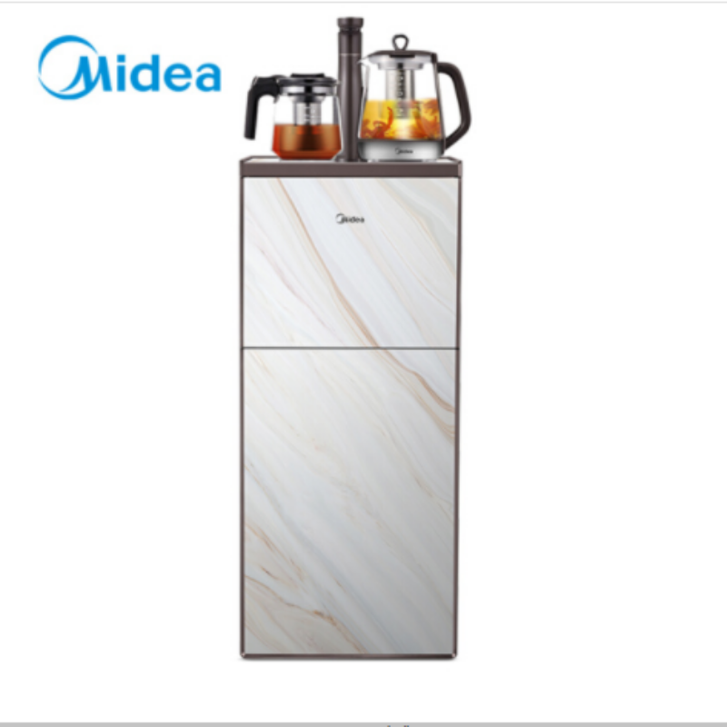 美的(Midea)茶吧机家用办公立式下置式饮水机高端智能自动童锁养生水壶YR1905S-X