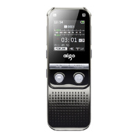 爱国者(aigo)R5522 16G 锖色录音笔 微型 专业高清远距降噪 声控 学习/会议采访取证录音 PCM高品质
