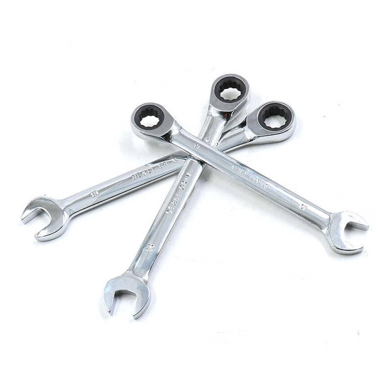 得力工具DL34118_镜面棘轮两用快扳18mm(新VI)高清大图