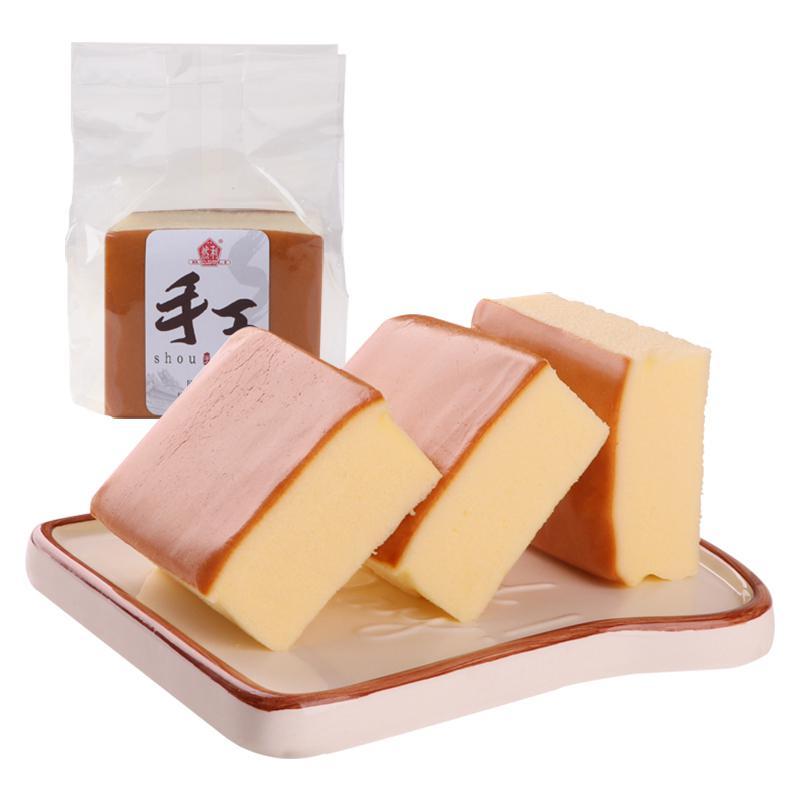 然利手工蛋糕120g4袋装早餐面包营养鸡蛋糕纯蛋糕零食批发散装代餐