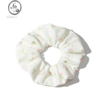jimibm同款白色碎花猪大肠发圈法式复古ins网红扎头发头绳发绳问答