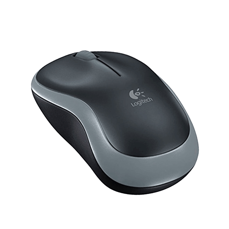 罗技(Logitech)M186无线鼠标 灰色×10个装-B2B