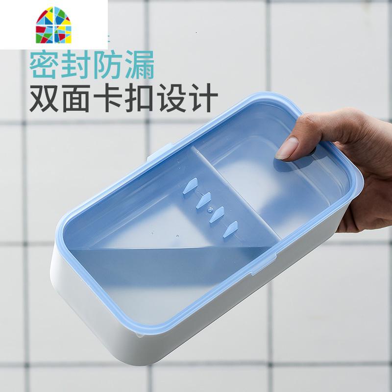 封后304不锈钢保温饭盒上班族可微波炉加热便携学生分隔便当餐盒套装 灰色2层(可微波炉加热)(收藏加购送保温袋+餐具套装高清大图