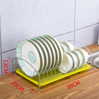 厨房置物架沥水碗架碗柜晾放沥碗架碗碟收纳架家用餐具碗筷收纳盒 单层碗碟架