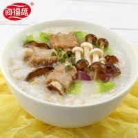 海福盛 营养早餐粥 排骨菌菇粥 方便速食粥 FD冻干粥冲泡食品 38g*6杯 整箱装