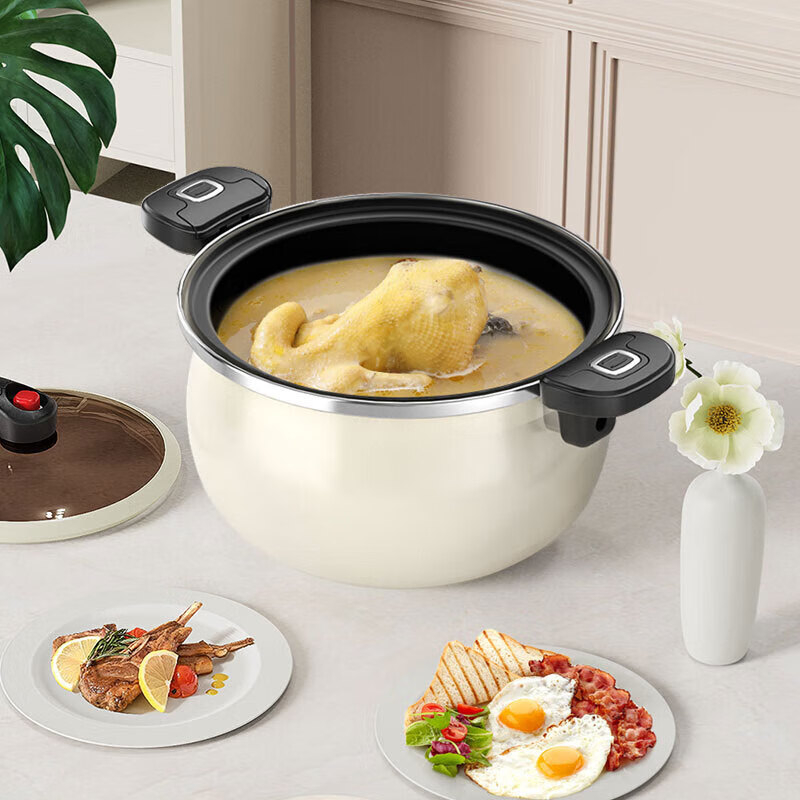 康巴赫压力锅6.5L坚固耐用导热迅速KGF-T65W(颜色随机)高清大图