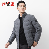 男短款立领冬羽绒